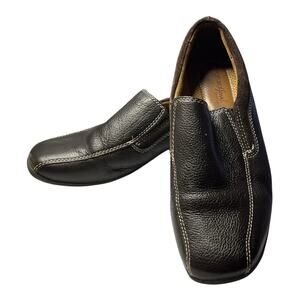 Natural Soul by Naturalizer Brown Leather Slip-On Shoes Size 9W RN#73277 Comfort